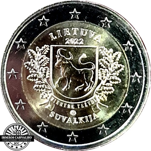 Lituânia 2€ 2022 Região Suvalkija