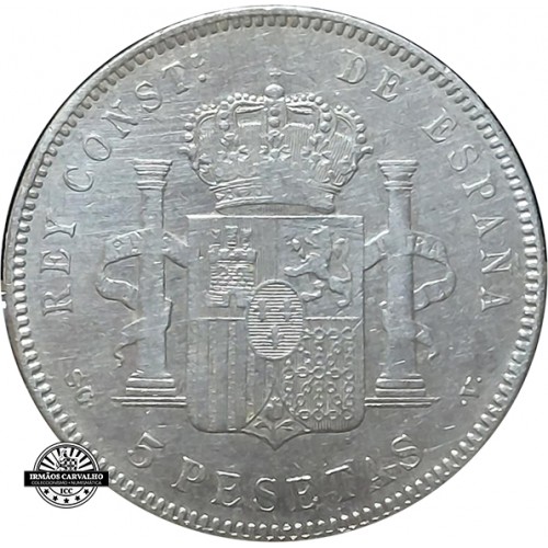 Spain 1899 5 Pesetas