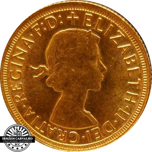 Great Britain 1958 Gold  Sovereign Quenn Elizabeth II