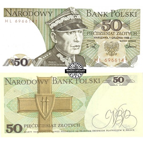 Polónia 50 Zlotych 1988