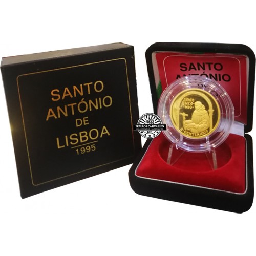 500$00 Stº António de Lisboa 1995 (Ouro)