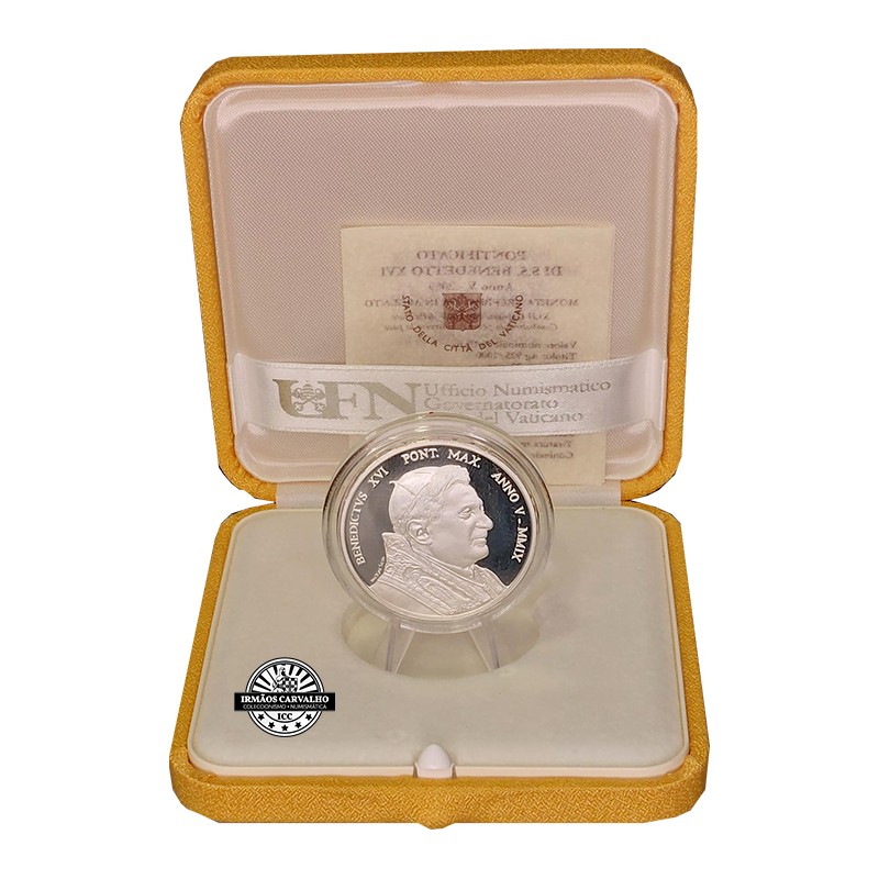 Vatican 10€ 2009 (80º Aniv. of the Foundation of Vatican City) Proof