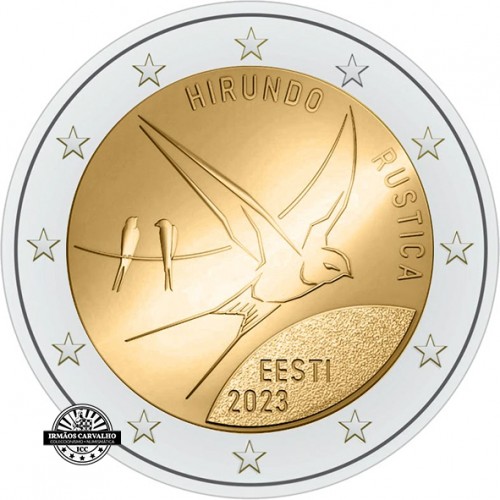 Estónia 2€ 2023 Andorinha