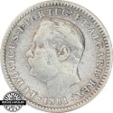 India  D. Luís I 1/4 Rupia  1881