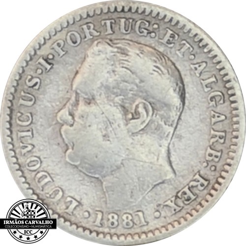 Ludovicus I India  1/4 Rupia 1881