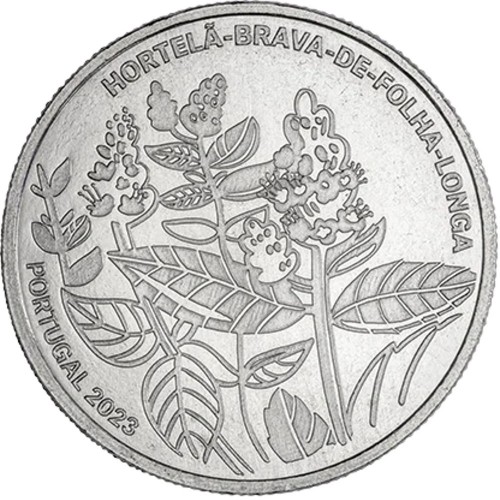 Portugal 5€  2023 Hortelã-brava­‑de­‑folha-longa