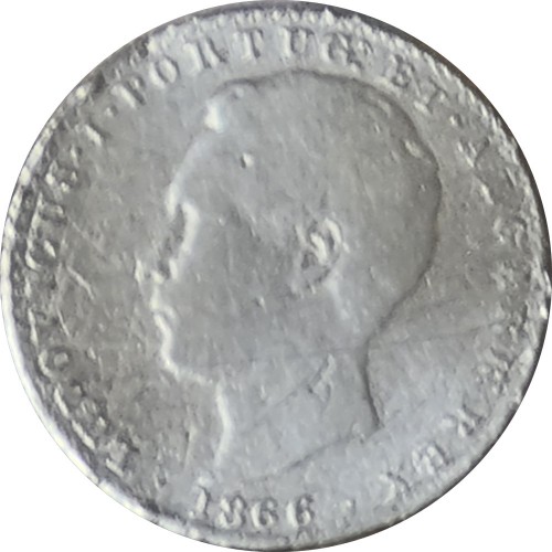 D. Luís I 100 Reis 1866