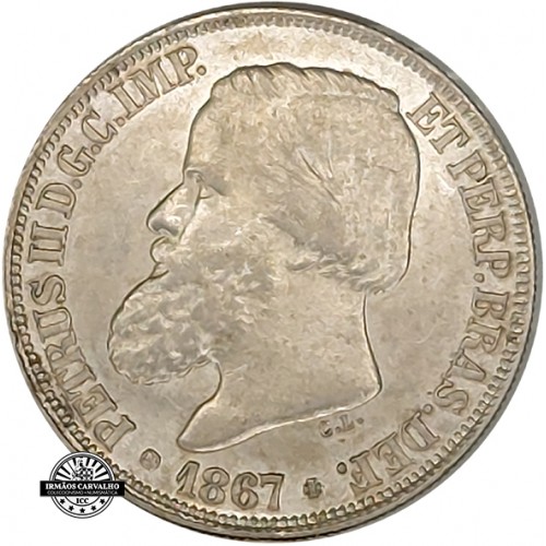 Brasil D. Pedro II 200 Réis 1867