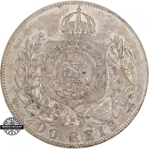 Brasil D. Pedro II 200 Réis 1867