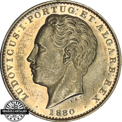 D. Luís I 10.000 Réis 1880  (Ouro)