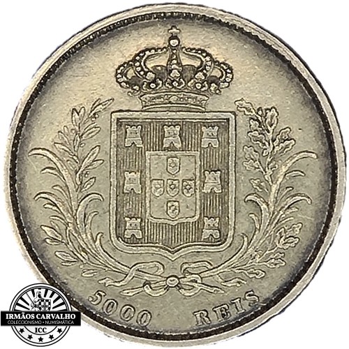 D. Luís I 5000 Reis 1862