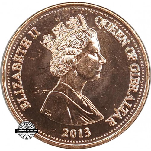 Gibraltar 1 Penny 2013