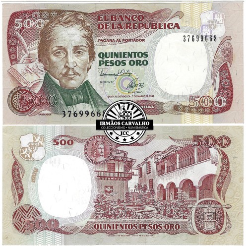 Colombia 500 Pesos 02.03.1992