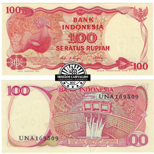 Indonésia 100 Rupias 1984