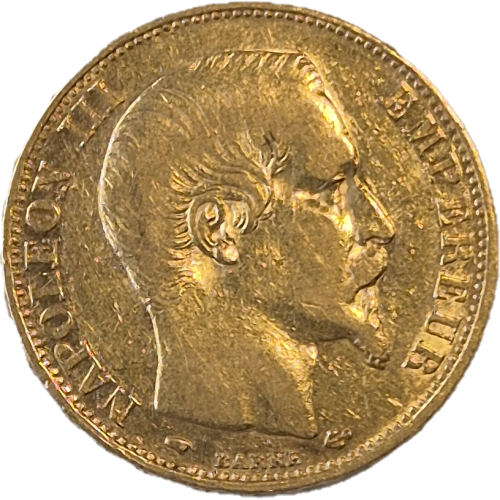 França 20 Francos 1857  (Ouro)