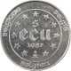 Belgium 5 Ecu 1987