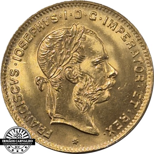 Austria 4 Florins / 10 Francs 1892 (Gold)