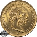 Áustria 4 Florins / 10 Francos 1892 (ouro)