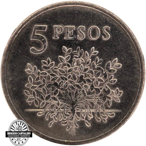 Guiné Bissau 5 Pesos 1977