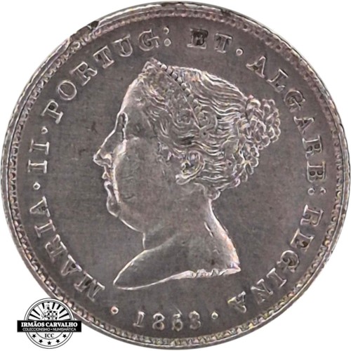 D. Maria II 100 Réis 1853