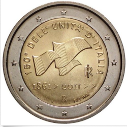 Itália 2€ 2011 Unificação