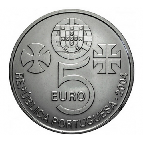 Portugal 5€ 2004 (Convento de Cristo - Tomar)