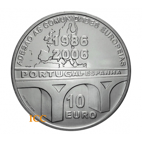 Portugal 10€  Adesão à União Europeia 2006