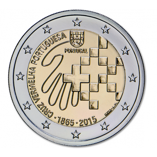 Portugal 2€ Red Cross 2015