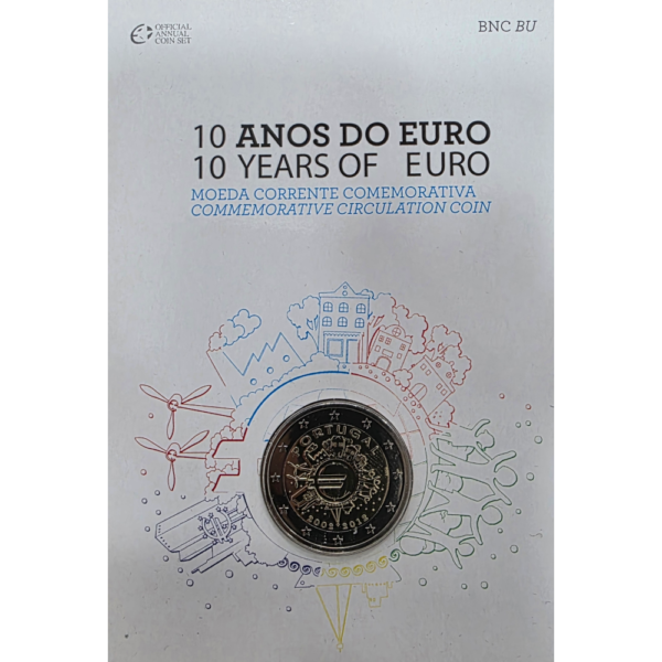 Portugal 2012 B.N.C. 10 anos do Euro