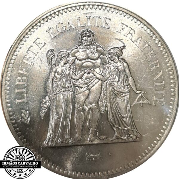 Moeda França 50 Francos 1974
