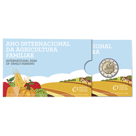 Portugal 2€ 2014 Proof (Agricultura Familiar)