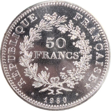 50 francs français de 1980