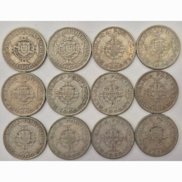 12 pièces 20$00 1966 (argent)