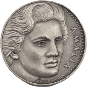 Médaille d'argent Amália Rodrigues