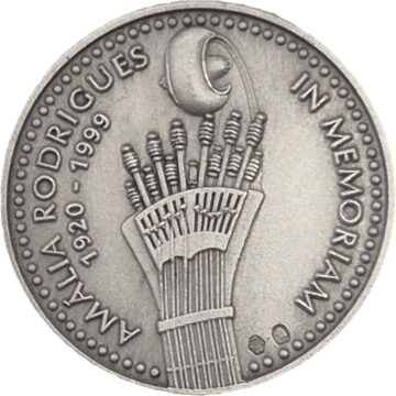 Médaille d'argent Amália Rodrigues
