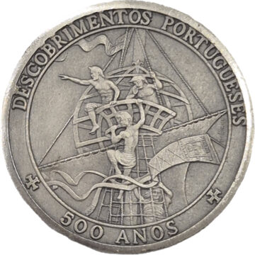 Médaille d'argent 500 ans de découvertes portugaises