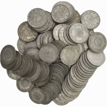 Lot de pièces de monnaie du Mozambique 5$00 Argent