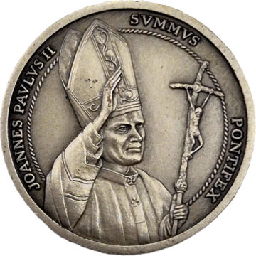 Médaille d'argent du pape Jean-Paul II