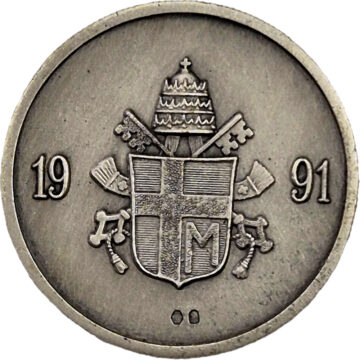 Médaille d'argent du pape Jean-Paul II