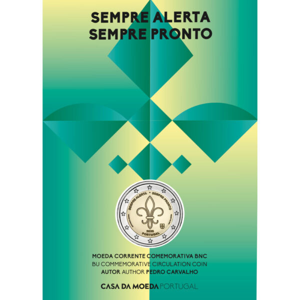 2 euros 2025 BNC Sempre alerta sempre pronto