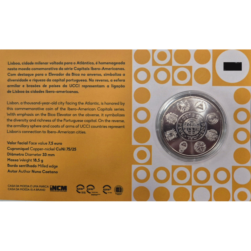 Portugal 7.50 Euro COIN CONFERENCE LISBON 2024
