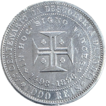 D. Carlos I & Amélia 1000 Réis 1898