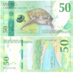 Nota Curaçao e San Martin 50 Gulden 2025