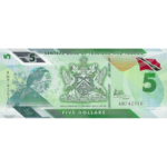 Notas Trinidad e Tobago 5 Dólares 2020