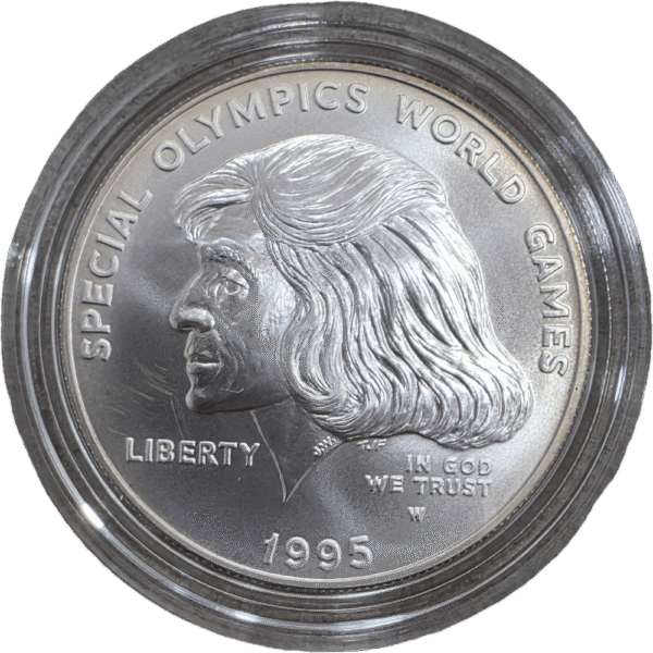 moeda E. U. da América1 Dollar 1995 J. Olímpicos Esp.