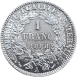 Moeda D. Carlos I 200 Réis – 1 Franco 1888