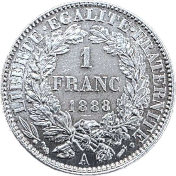 Moeda D. Carlos I 200 Réis – 1 Franco 1888