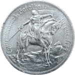 moeda de prata de 10$00 1928 Batalha de Ourique