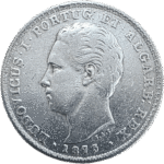 Moeda Prata D. Luís I 500 Réis 1875