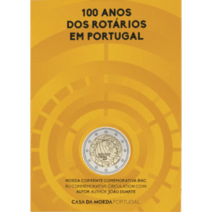Moeda Portugal 2 Euros 2026 Rotary B.N.C.